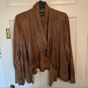 BNCI Plus Size Vegan Suede Jacket NWOT